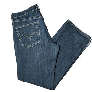 Levi's 559 Men's Dark Blue Straight Jeans Size W:34 x L:32 Cotton 100%